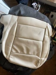 Tesla Model X Front Right Seat Bottom Cream Cover 2021-2023 1608642-05-F. Fixed Price $255.00.