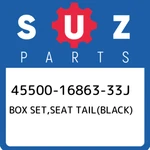 45500-16863-33J Suzuki Box Set,seat Tail(black) 455001686333J, New Genuine Oem P. Fixed Price $180.43.