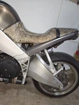 Custom Snake Skin Seat For 2003 Buell Lightning XB9S. Fixed Price $150.00.