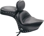 Mustang 79416 Studded Wide Touring One-piece Seat With Driver Backrest. Fixed Price $1324.35.