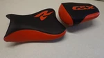 Black/orange Custom Front/rear Seat Covers Fit Suzuki Gsxr 600R 750R 2008/2009. Fixed Price $85.00.