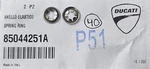 New Genuine Ducati Motorcycle Speed Star Lock Elastic Ring Parts Oem 85044251A. Fixed Price $8.89.