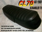 Replacement Seat Cover For Honda 1969 033. Fixed Price $62.95.