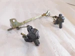 1986-2006 Kawasaki Concours ZG1000 Seat Lock Mount Bracket & Dual Latches. Fixed Price $9.95.