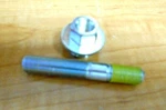 Suzuki LTZ400, Kawasaki KFX400, Arctic Cat Dvx Chain Adjusting Bolt & Nut. Fixed Price $42.95.