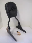 Harley-davidson Softail Gloss Black Rigid Sideplates Sissy Bar Backrest Read All. Fixed Price $69.99.