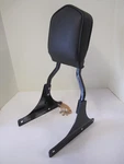 Harley-davidson Softail Gloss Black Rigid Sideplates Sissy Bar Backrest Read All. Fixed Price $99.99.