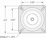 Attwood SP-19000 Snap Lock Seat Mount 1.77". Fixed Price $56.80.