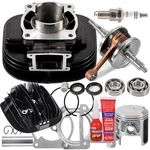 For Yamaha Blaster 200 66MM Big Bore Cylinder Crank Bearings Piston Rebuild Kit. Fixed Price $175.95.
