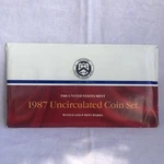 1987 Us Mint 12 Coin Uncirculated Set Complete 1C-50C Philadelphia & Denver. Fixed Price $14.39.