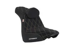 For Harley Low Rider Odyssey Seat Backrest Suede Diamond Bronze Stitching. Fixed Price $179.80.