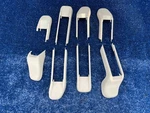 2014 2017 Infiniti Q50 Front Seat Track Trim Covers Set Oem 87607-4HA0A. Fixed Price $85.50.