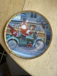 Harley Davidson Nos Collectible 1997 Holiday Memories Plate A-1. Fixed Price $32.00.