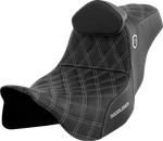 Saddlemen Pro Series Sdc Performance Seat - W/ Backrest Silver Stitch. Fixed Price $750.00.
