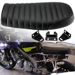 Motorcycle Cafe Racer Flat Brat Saddle Seat For Honda Suzuki Yamaha Kawasaki. Fixed Price $26.95.