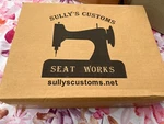 Sully's Customs Seatworks Brown Traditional Solo Nib. Fixed Price $34.95.