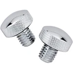 Drag Specialties DS-490046 Chrome Knurled Bolt Kit For Softail Seat-flst '84-'07. Fixed Price $31.95.