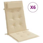 Chair Cushion Outdoor High Back Seat Pad Oxford Fabric Vidaxl. Fixed Price $89.99.