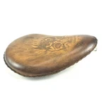 Motorcycle Harley Softail La Rosa Design Solo Spring Seat Saddle Brown A12. Fixed Price $135.75.