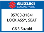 Suzuki Oem Part 95700-31841 Lock Set, Seat. Fixed Price $74.45.