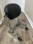 Indian Oem 12" Quick Release Passenger Sissy Bar Backrest W/pad Rack 2884186-156. Fixed Price $349.99.