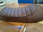 Custom Cafe Racer Brat Bobber Solo Hump Seat Saddle Cushion Pan Used. Fixed Price $35.74.