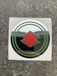Suzuki TM75 1976 Airbox Decal / Sticker Chrome Vinyl Vintage Minibike. Fixed Price $20.12.