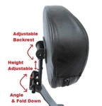 Fully Adjustable Driver's Backrest - Kawasaki Vulcan VN1500 Classic / Nomad. Fixed Price $126.00.