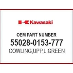 Kawasaki Cowling,upp,l.green 55028-0153-777 Oem New. Fixed Price $566.79.