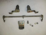 81 Yamaha Virago XV750 Seat Latch Lever Brackets. Fixed Price $8.13.