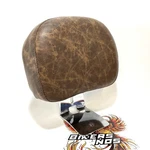 Genuine Harley Softail Deuce Passenger Backrest Upright And Brown Pad 52050-00. Fixed Price $239.00.