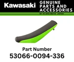 Kawasaki Genuine Oem Part 53066-0094-336 Seat Assembly. Fixed Price $484.98.