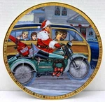 1997 Harley Davidson Holiday "roadside Revelation" Collector Plate 97963-98Z. Fixed Price $31.45.