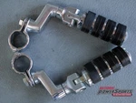 Kuryakyn Large Iso Highway Pegs + Longhorn Adjustable Mount Chrome 1/2". Fixed Price $68.00.