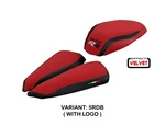 Seat Cover Meilan Velvet Red-black + Logo Tpz Mv Agusta Brutale 1000RR 2020 2023. Fixed Price $235.03.
