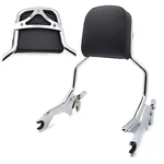 Chrome Passenger Sissy Bar Backrest For 2018-UP Harley Softail Fxfb Fat Boy. Fixed Price $110.00.