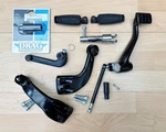 Harley Sportster Black Mid-controls Brake & Gear Levers Foot Mounts 2014-21 Xl. Fixed Price $275.07.
