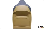 Lucid Air Front Left Black & Brown Leather Seat Back Panel 2022 - 2025 Oem. Fixed Price $194.99.