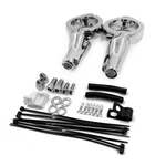 Turn Signal Relocation Kit Front For Harley Davidson Fxd Dyna 2008-2017 Chrome. Fixed Price $72.55.