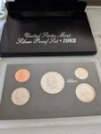1992-S 1C-50C Set Silver (proof) Dime, Quarter Abd Half Dollar 90% Ag. Fixed Price $40.95.