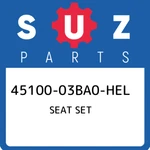45100-03BA0-HEL Suzuki Seat Set 4510003BA0HEL, New Genuine Oem Part. Fixed Price $561.31.