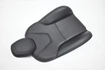 21-23 Tesla Model Front Left Seat Upper Backrest Leather Black Oem. Fixed Price $300.00.