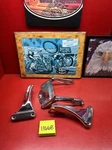 Harley Rocker Passenger Back Rest Chrome Mount Bracket Floarong Seat. Fixed Price $300.00.