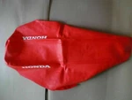 Flu Red Gripper Seat Cover Team Honda CR125R CR250R 2002-2006. Fixed Price $26.99.