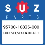 95700-10835-000 Suzuki Lock Set,seat & Helmet 9570010835000, New Genuine Oem Par. Fixed Price $107.75.