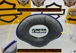 Corbin Large Grey Bomber Jacket Rider Passenger Backrest Harley Honda. Fixed Price $249.95.
