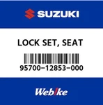 95700-12853-000 Suzuki Lock Set,seat 9570012853000, New Genuine Oem Part. Fixed Price $123.71.