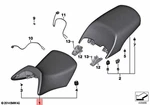 New Bmw Low Driver Black Front (with Seats Heated) - R900RT / R1200RT (K26). Fixed Price $558.86.