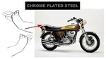 Kawasaki H1 D/e/f Mach Iii 1973 1974 1975 Rear Fender Seat Grab Bar Rack K012. Fixed Price $99.90.