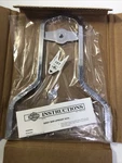 Oem Harley-davidson Chrome Passenger Backrest Upright 06-17 Softail Sissy Bar. Fixed Price $55.00.